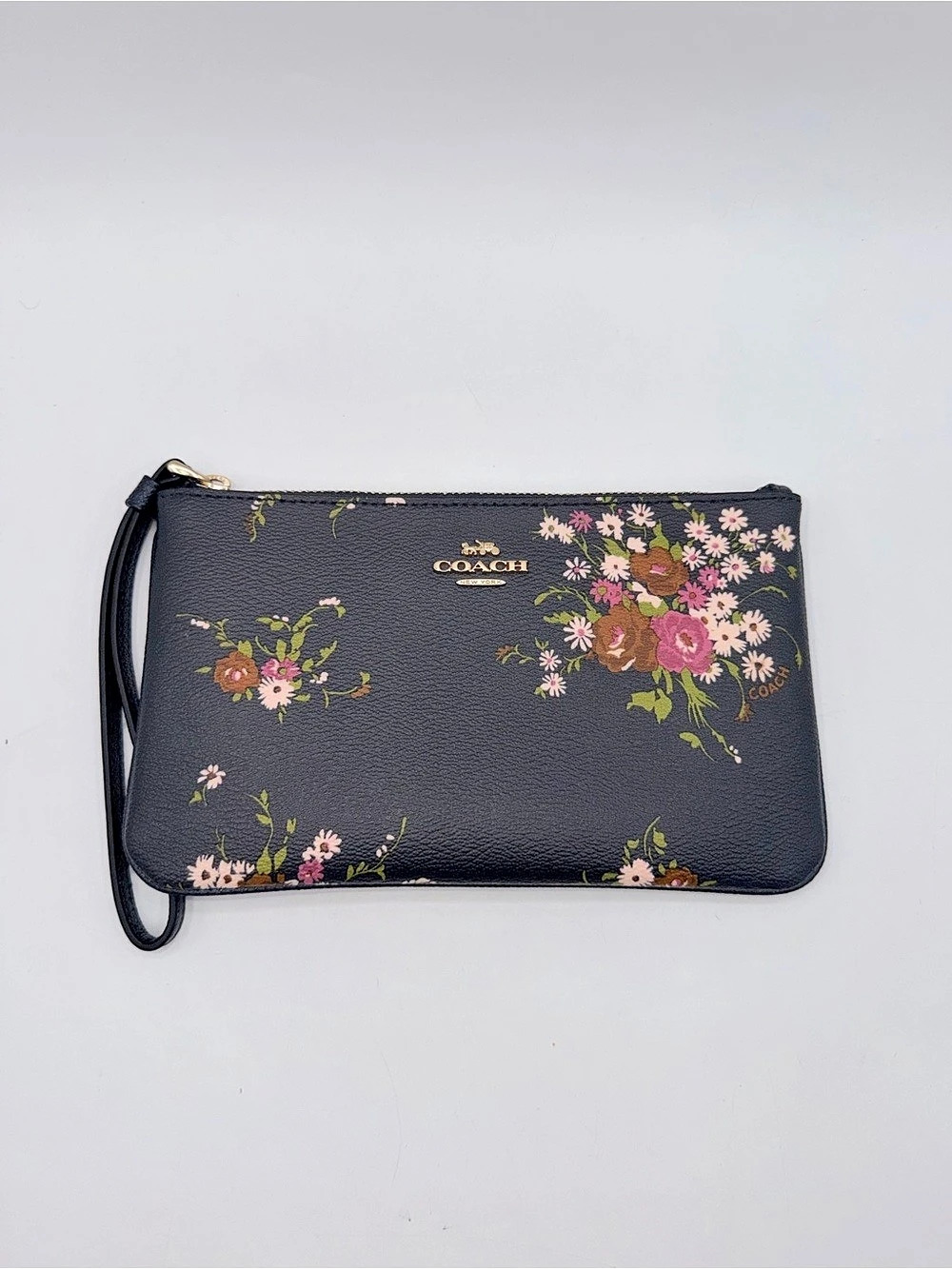 COACH Floral Large Wristlet